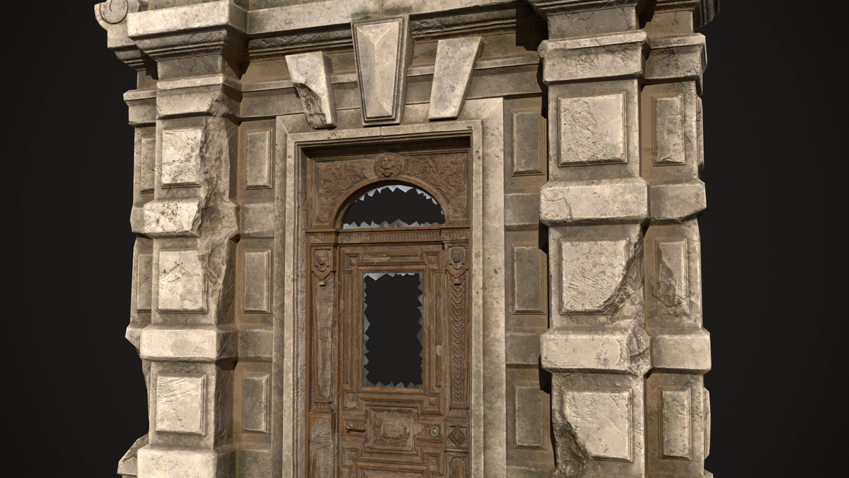 Old Portal Abandoned Door