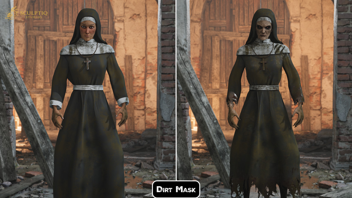 Nun / Possessed Nun - Dual Form Character