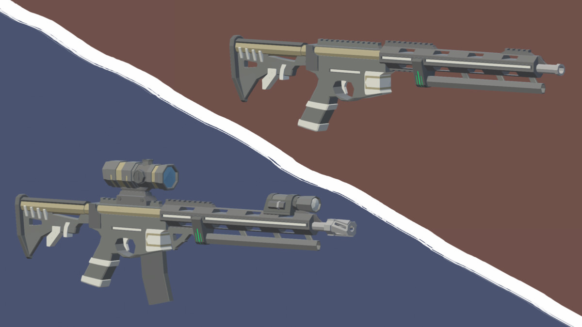 Stylized Fantasy Modular Guns