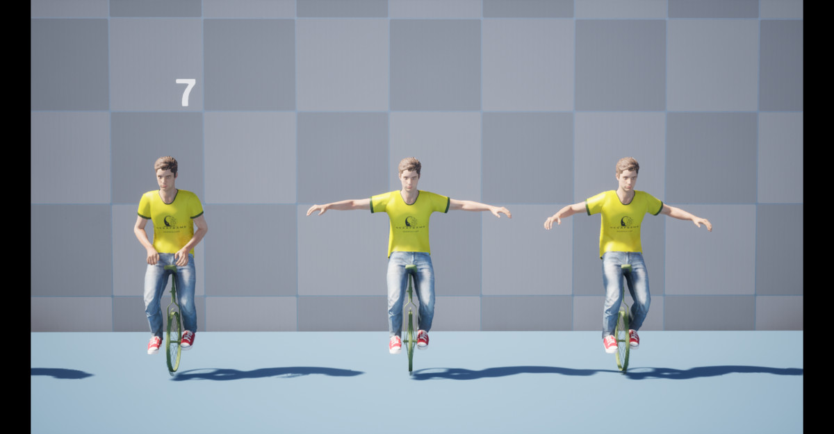 Unicycle Animation