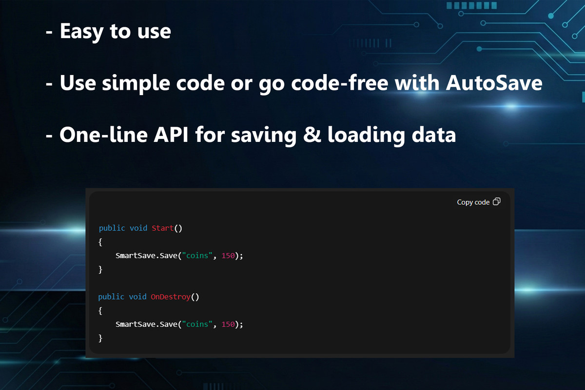 SmartSave Pro – Advanced Save & Load System (Autosave, Encryption)