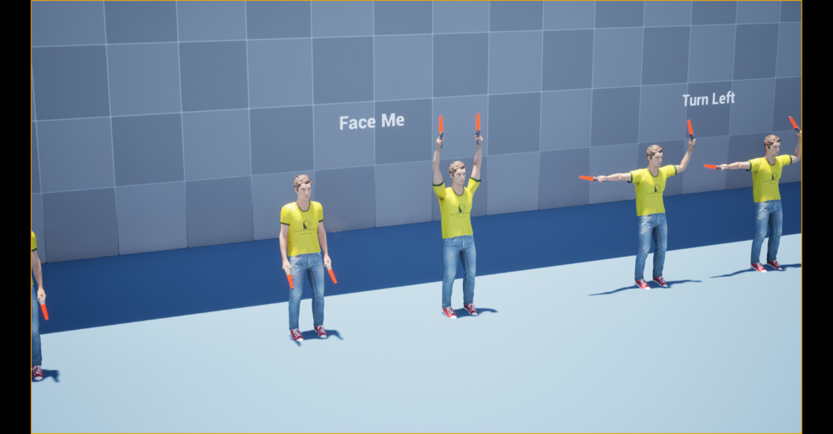 Aircraft Marshalling Animation