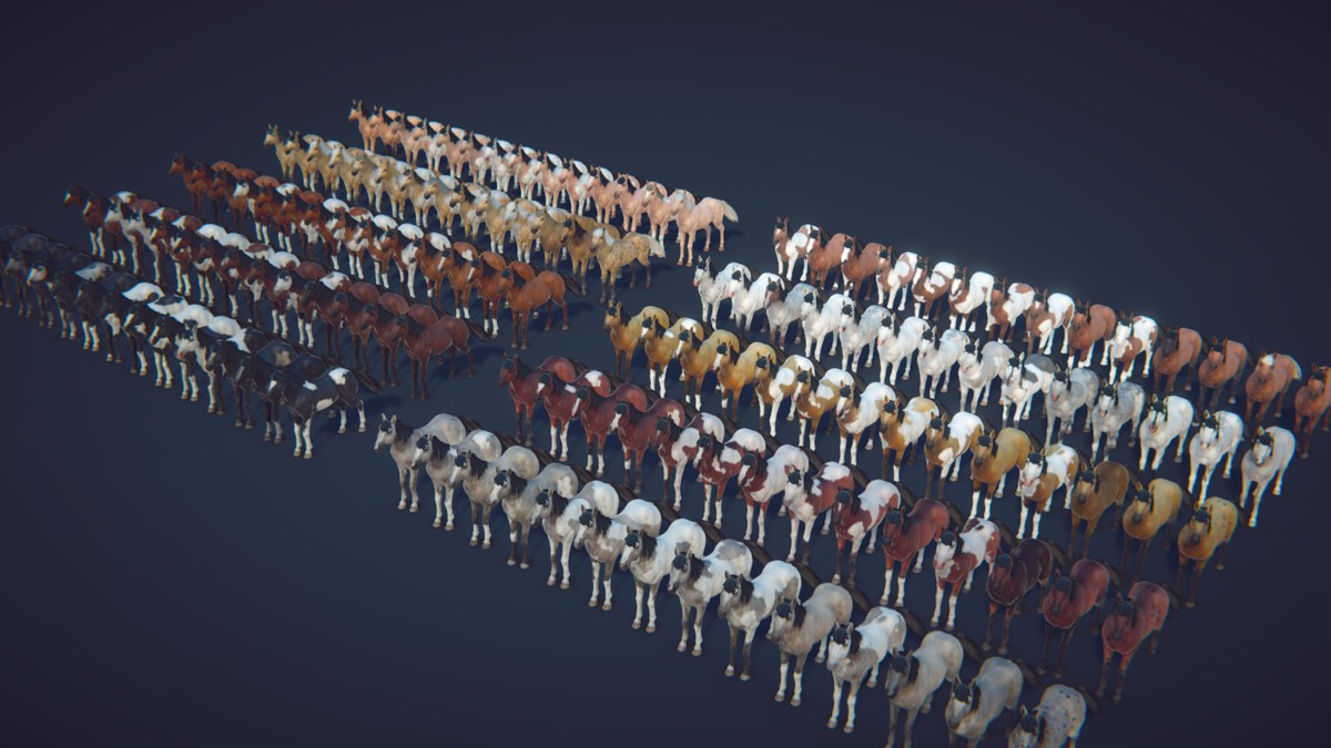 Horse Animset Pro 4 (140 Skin Add-on)