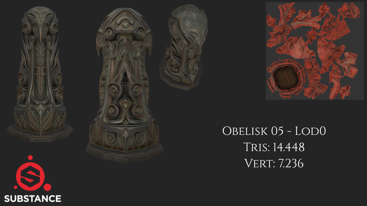 5 Dark Fantasy Obelisks