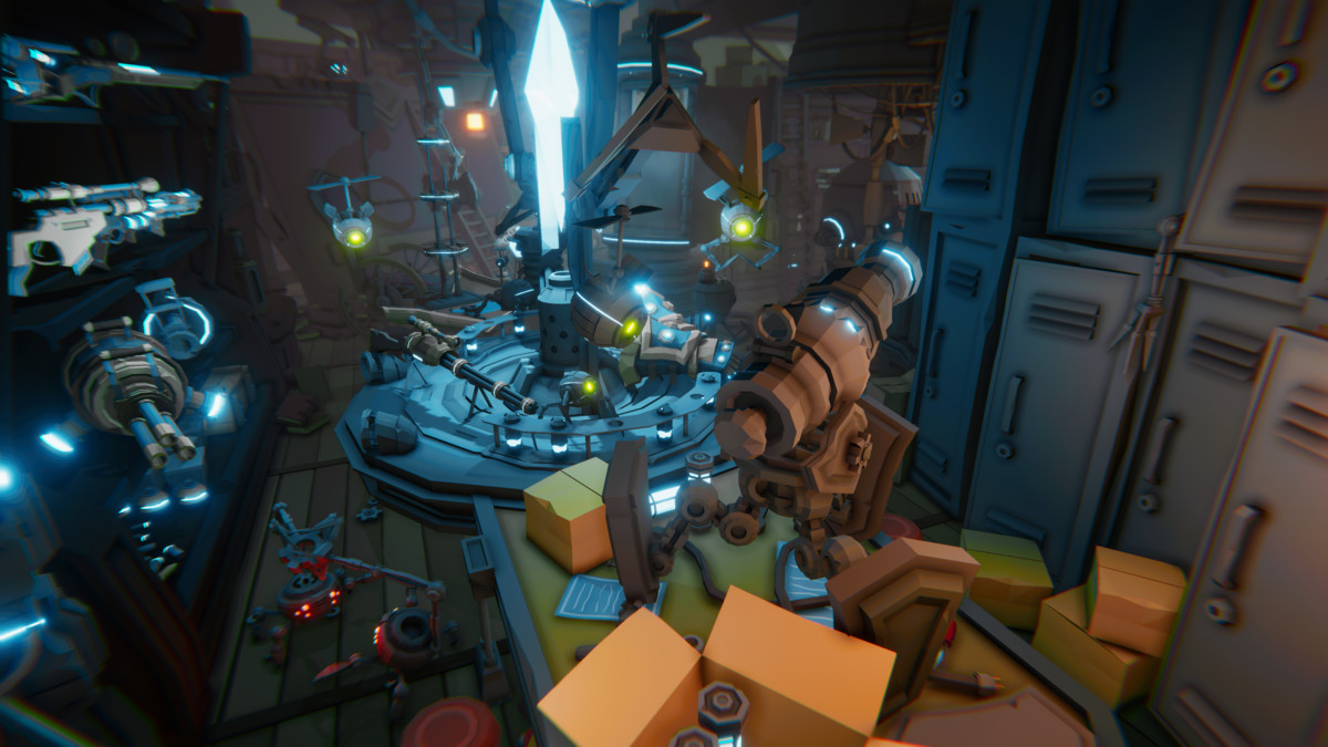 STYLIZED Fantasy Magitech Laboratory - Low Poly 3D Art