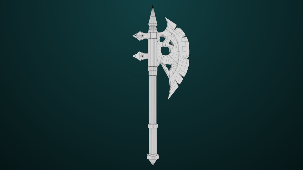 Battle Axe 16 URP HDRP Textures