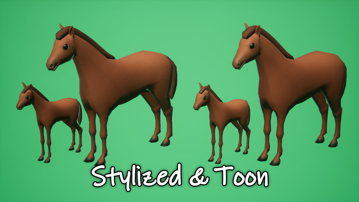 SI - Animated Horse and Foal
