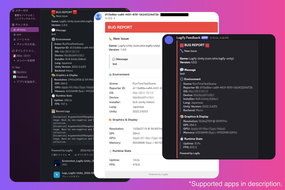 Logify - Professional In-Game Console & Logger