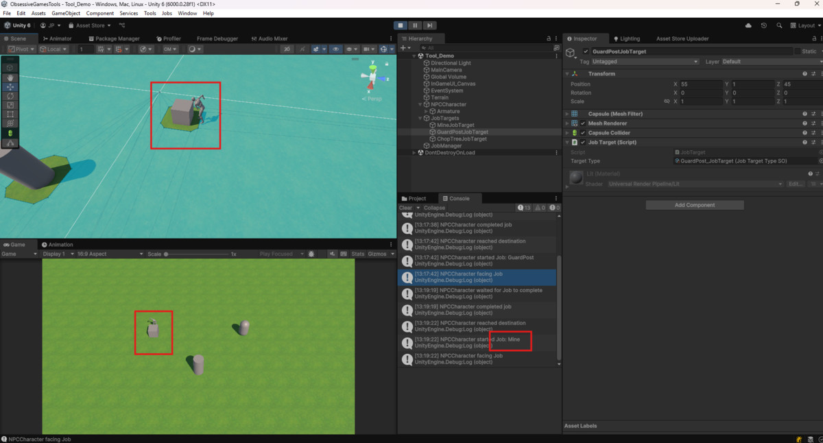NPC Job Assignment System