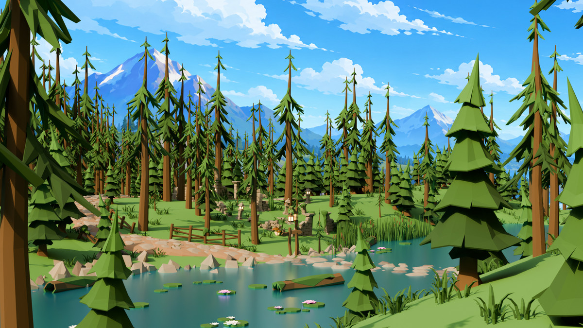 Evergreen Forest - Environment Pack by Soldium