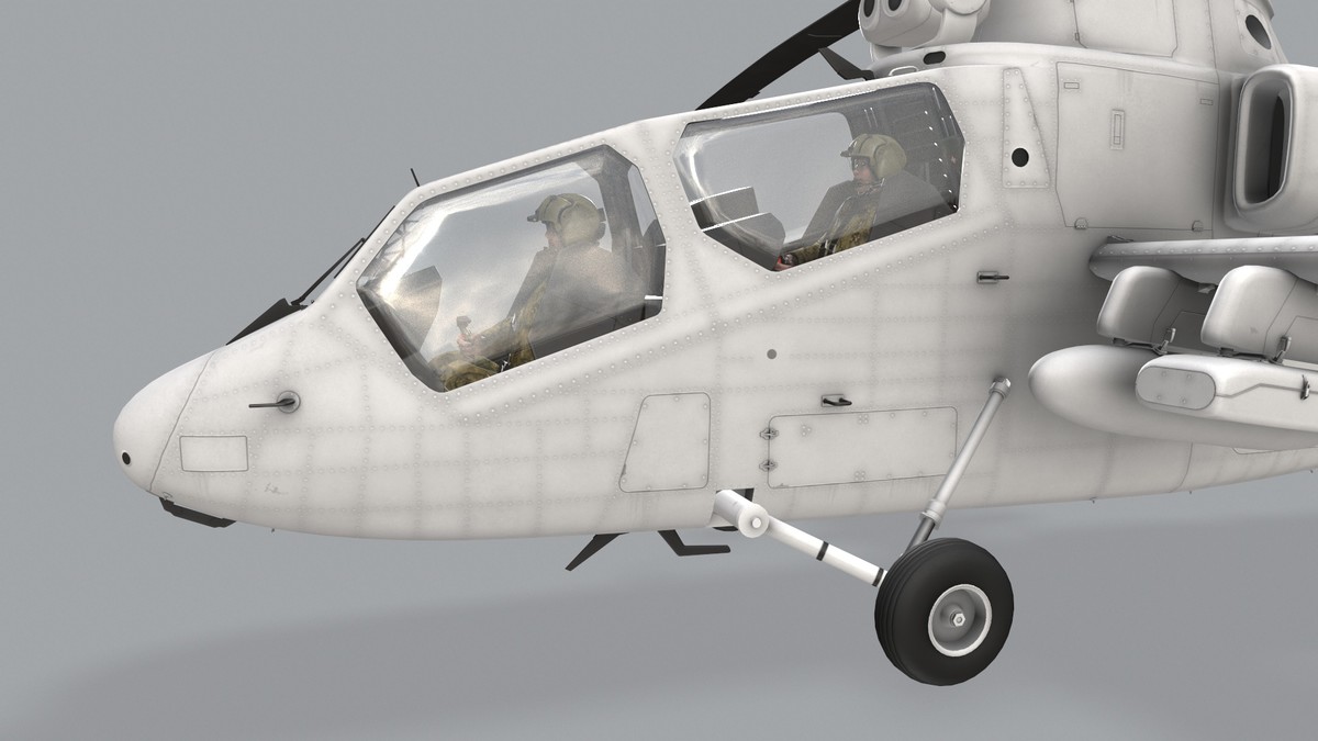 OH-1 Ninja Blank Livery Complex Animation (443)