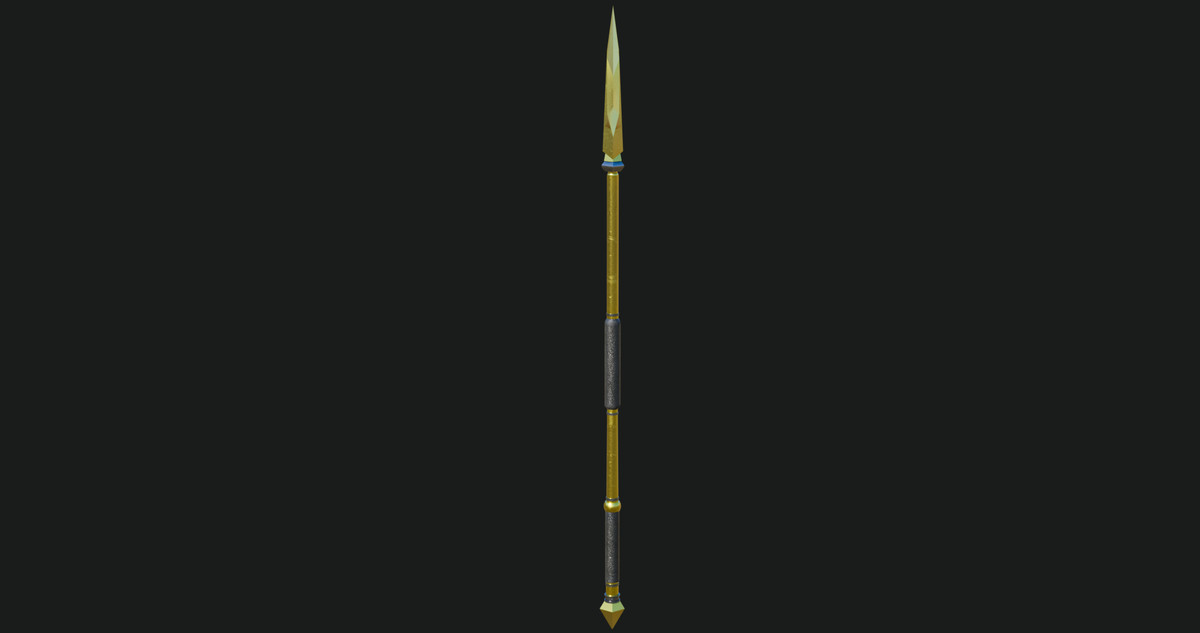 Trident Medieval Gold URP and HDRP Textures