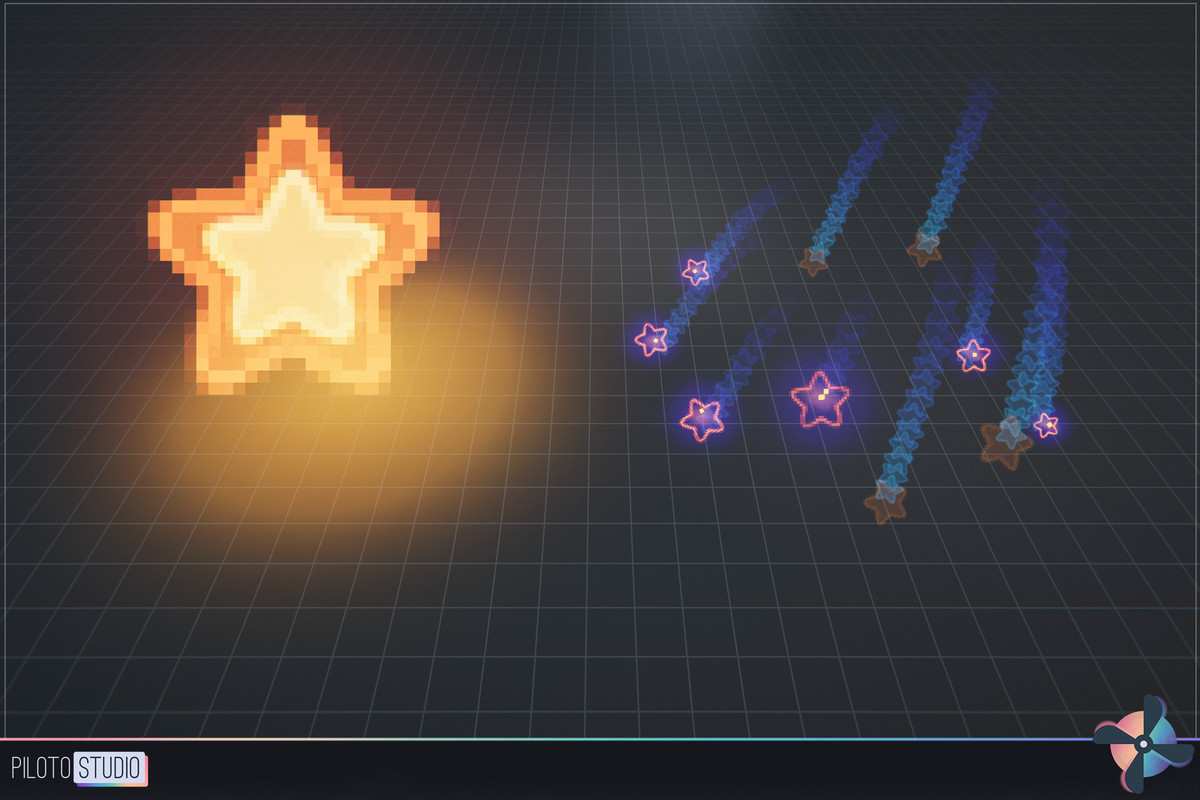 Arcade Pixel Retro Stylized VFX Starter Kit