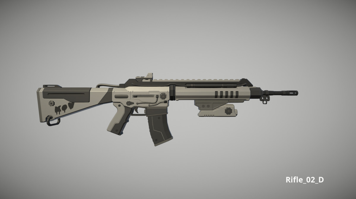 Cyberpunk Armory - Low Poly