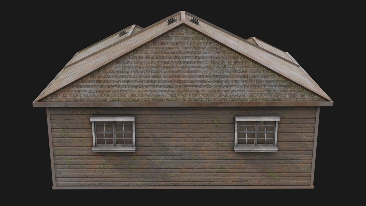 Old Dusty House 02 URP HDRP Textures