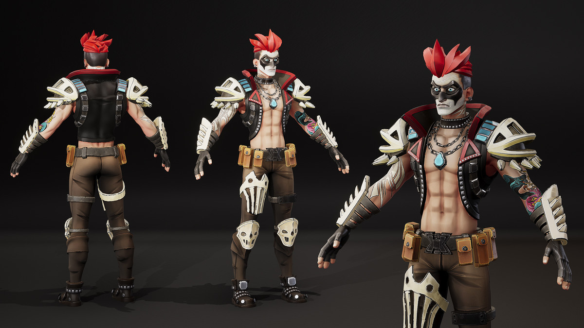 Stylized Male Punisher 01