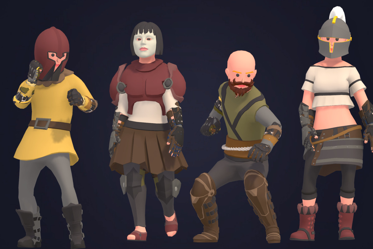 Customizable 3D Fantasy Characters Bundle