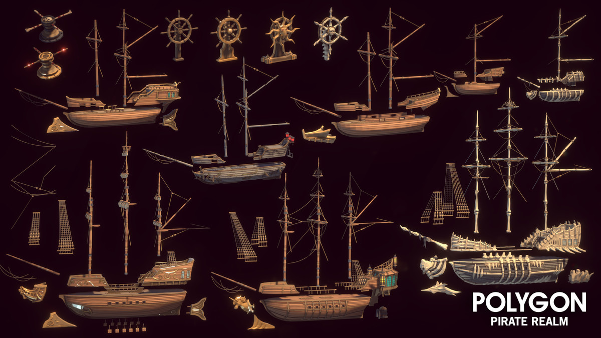 POLYGON - Pirate Realm - Art by Synty