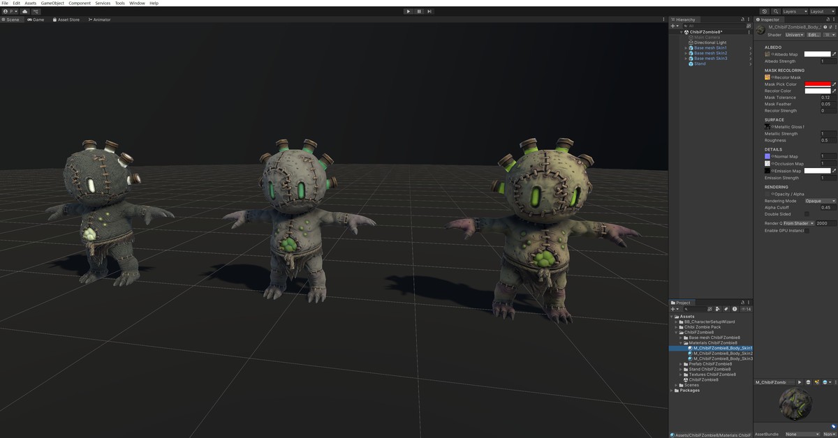 Chibi Necro Zombie Pups