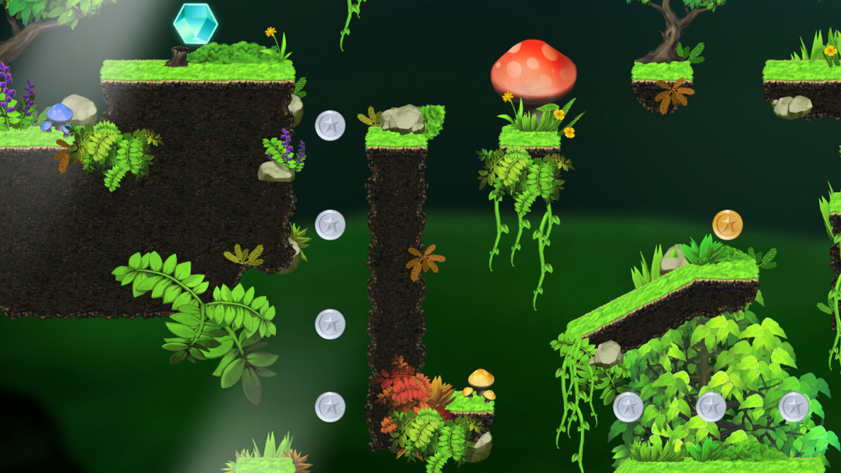 Platformer Tileset : Magic Forest