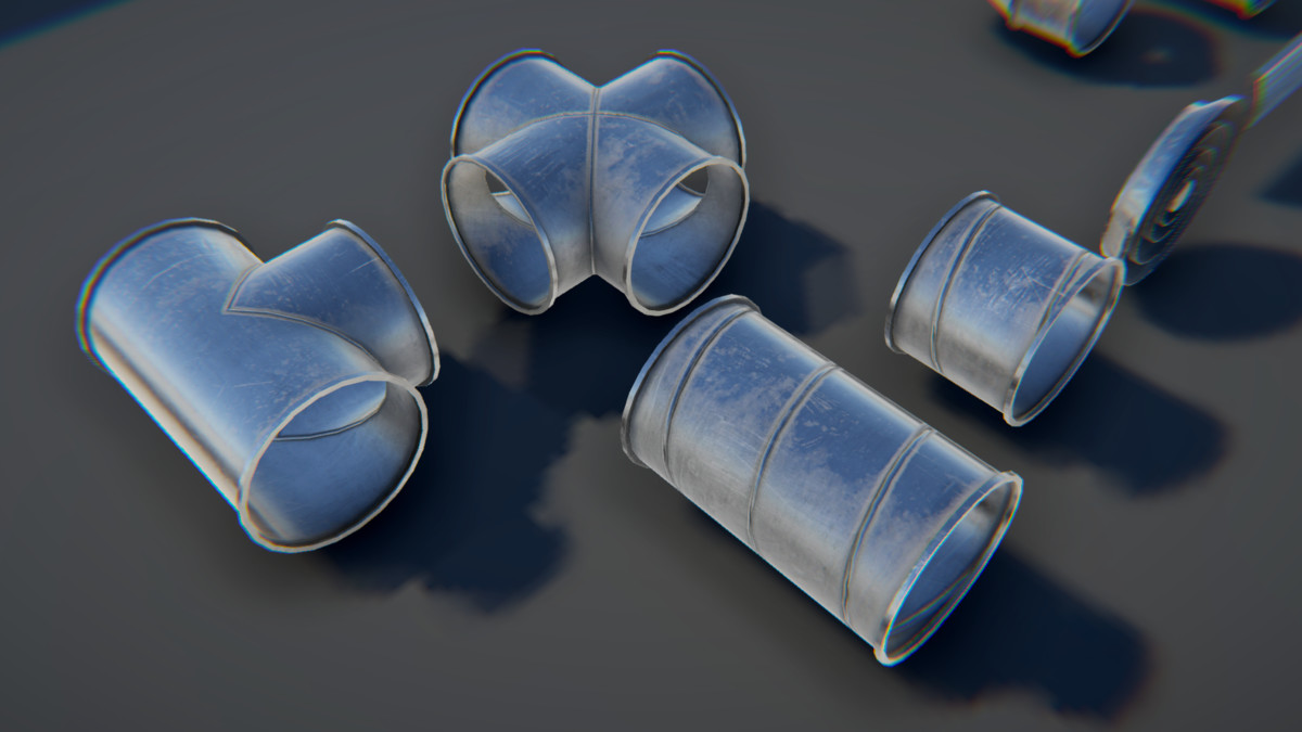 Modular Industrial Air Duct System