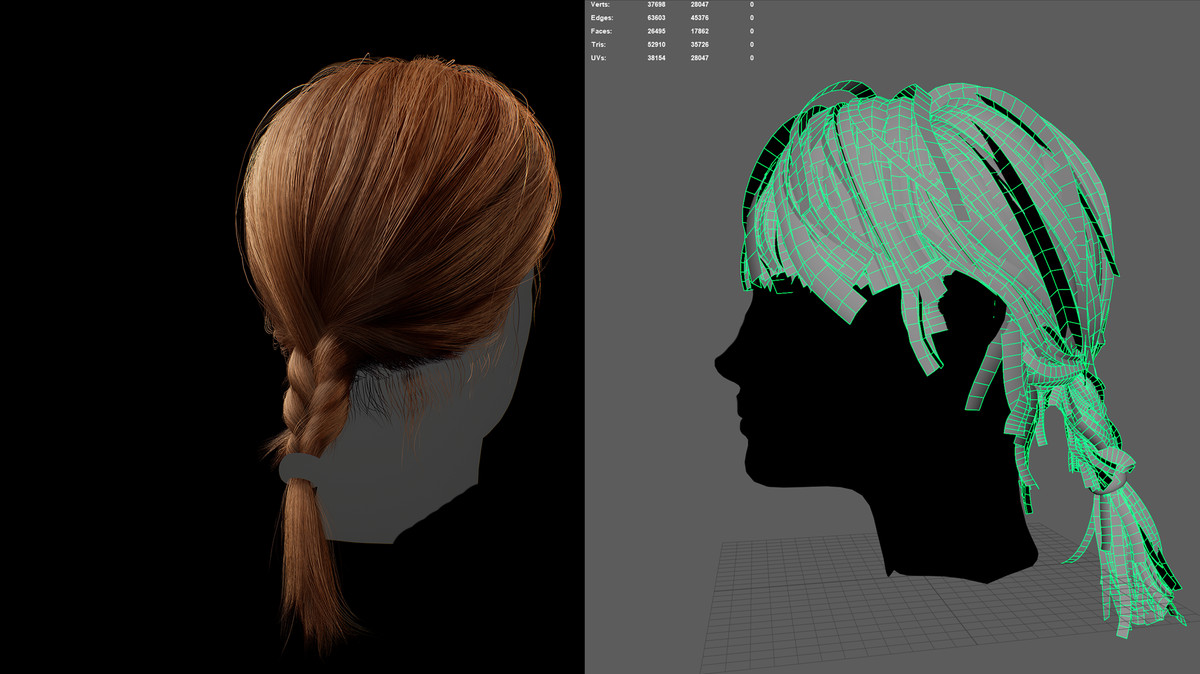 Essential Real-Time Hair Pack – Game-Ready Hairstyles for Unity