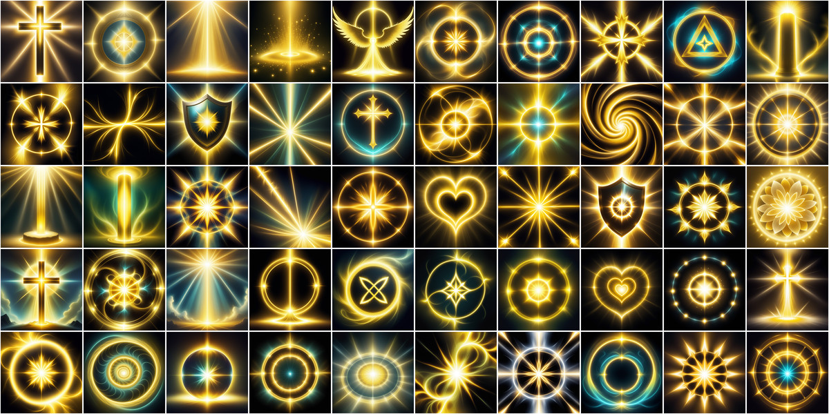 Soft Light Magic Spell Icons Super Bundle1