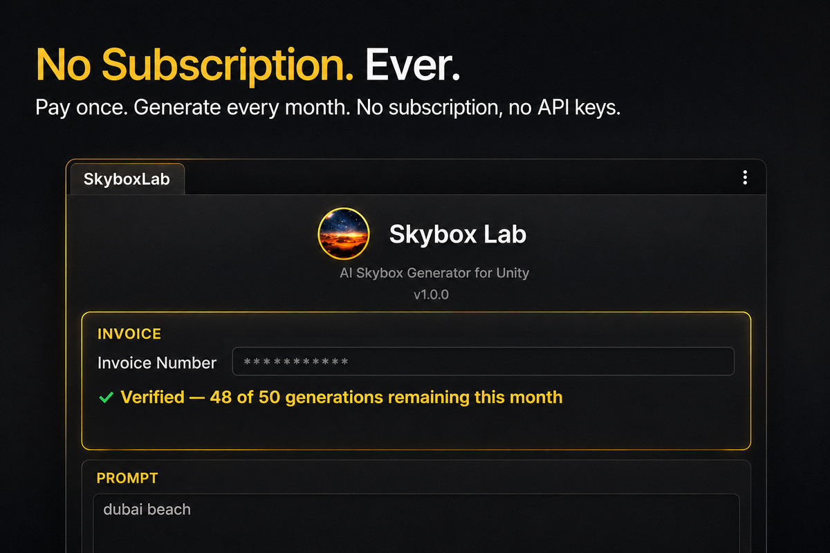SkyboxLab - AI Skybox Generator