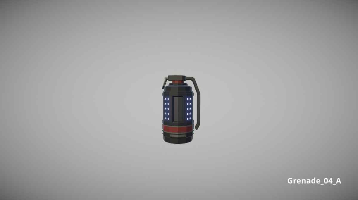 Cyberpunk Armory - Low Poly