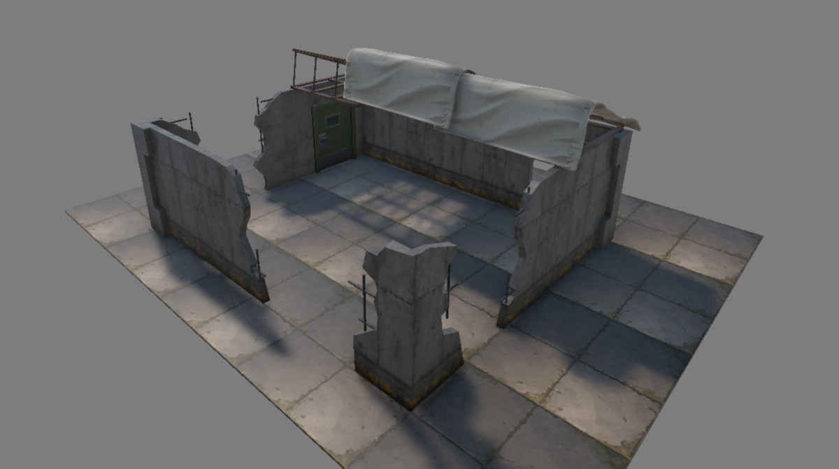 Ruined Shelter – Post-Apocalyptic Modular Pack