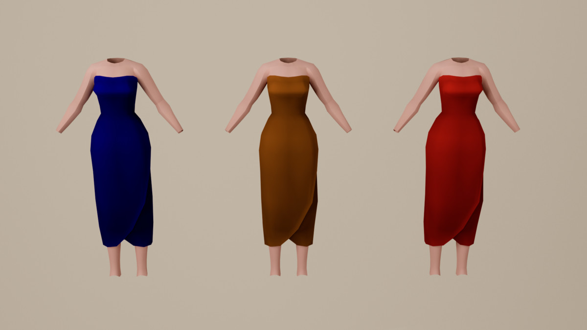 Modular Female Character Creator