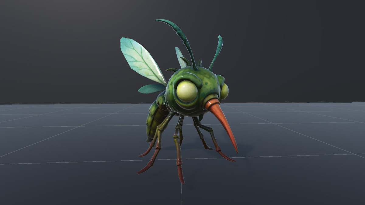 Mosquito - Game ready character.