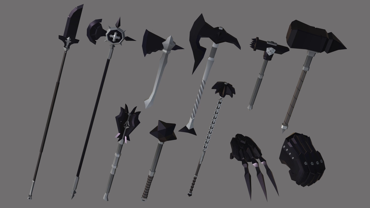 Low-Poly Medieval Fantasy - Advanced Weapons