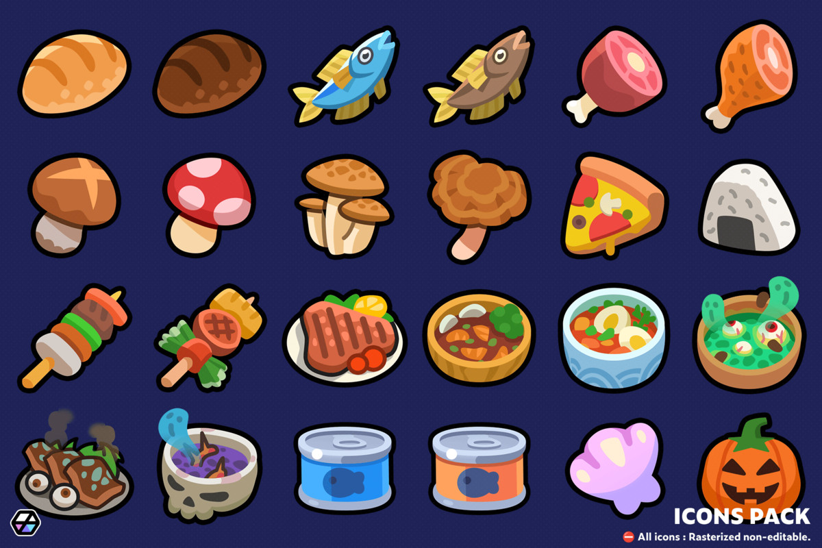 2D Icons - Casual Icon Pack