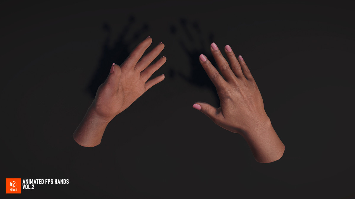 Animated FPS Hands Vol.2