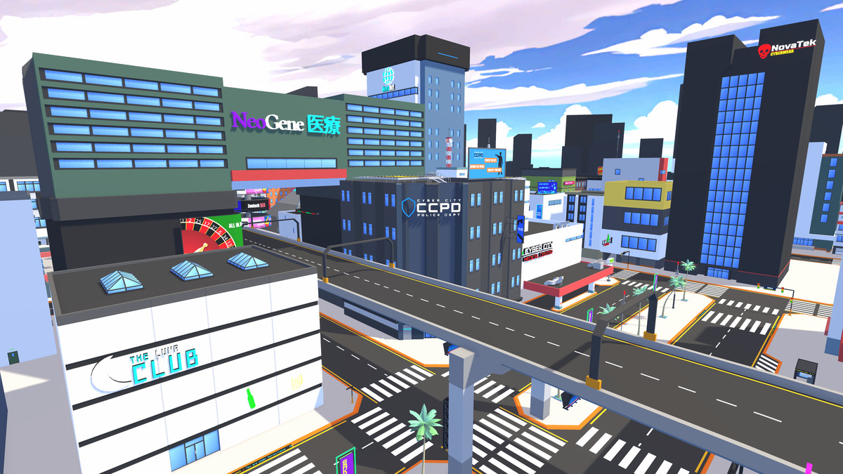 LowPoly Cyberpunk City