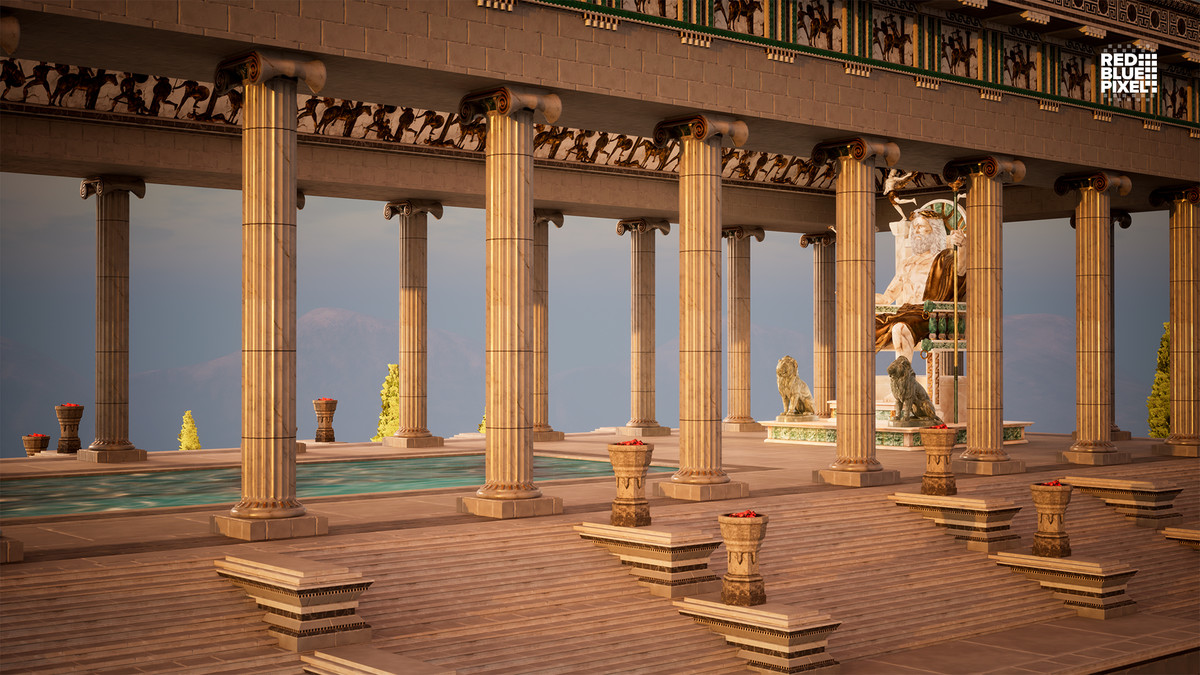 Ancient Greek Parthenon Temple