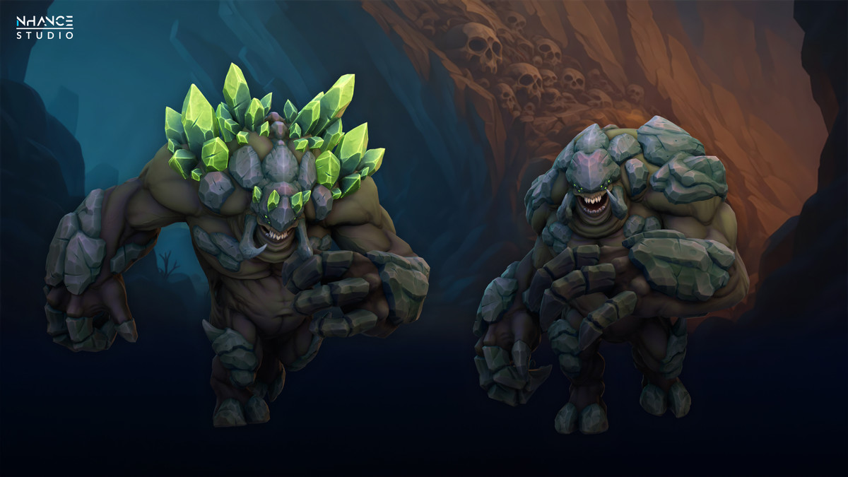 Stylized Cave Crystal Creatures Pack