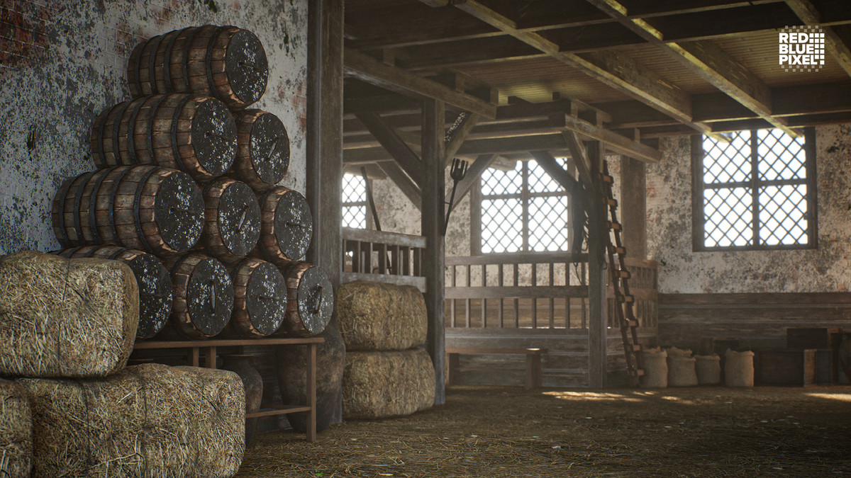 Medieval Horse Stable