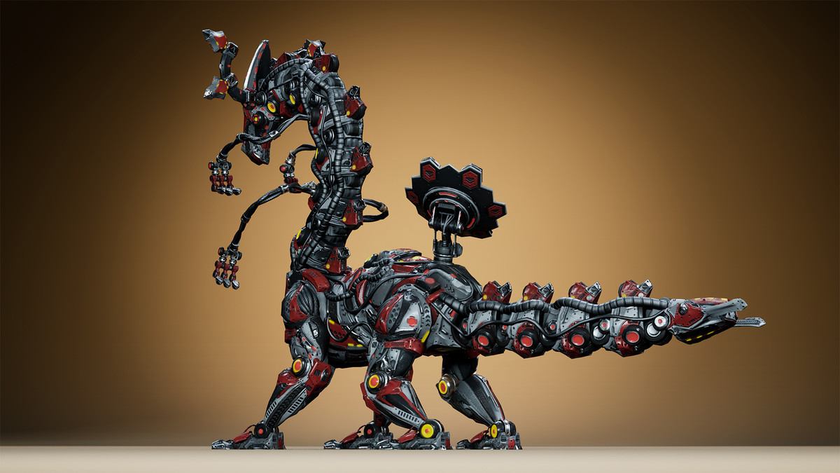 Sci-Fi Dino Long-Neck