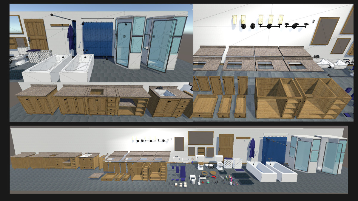 Believable Bathroom Props