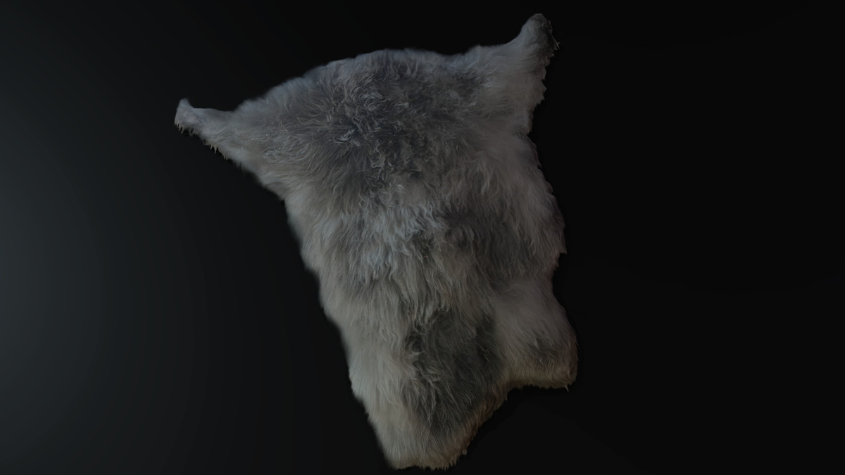 Animal pelts volume five: elephant, cow, calf, leopard, rabbit, antelope 4k URP