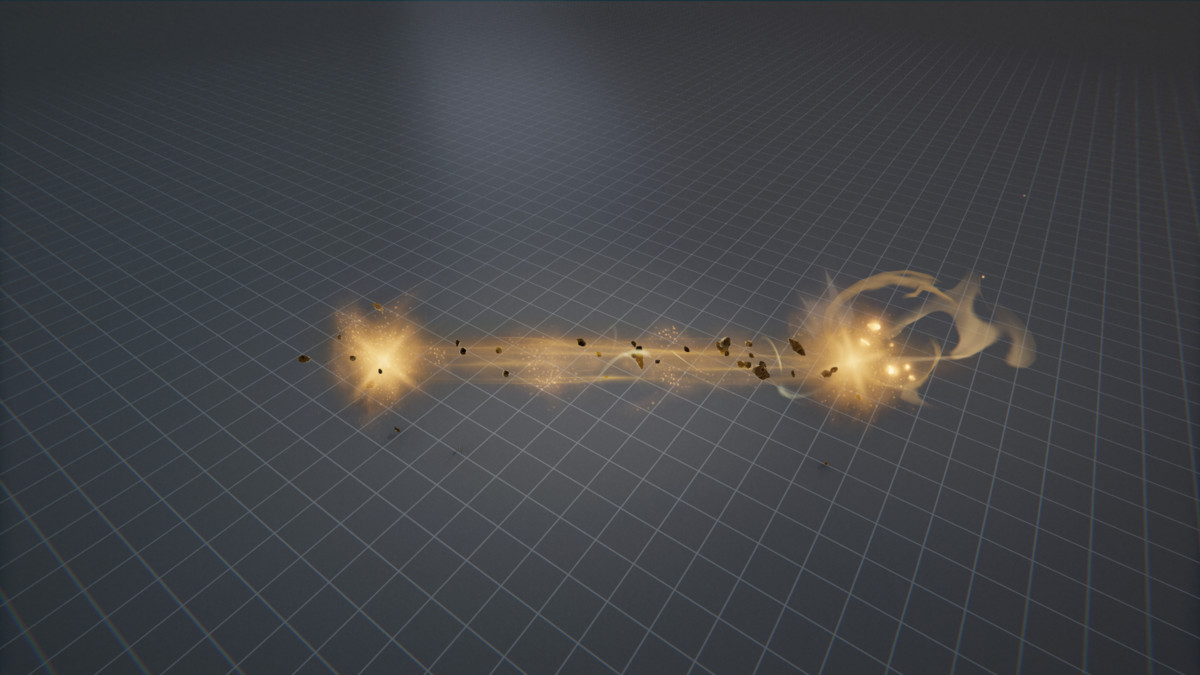 Stylized Laser Beam Attacks - 39 VFX