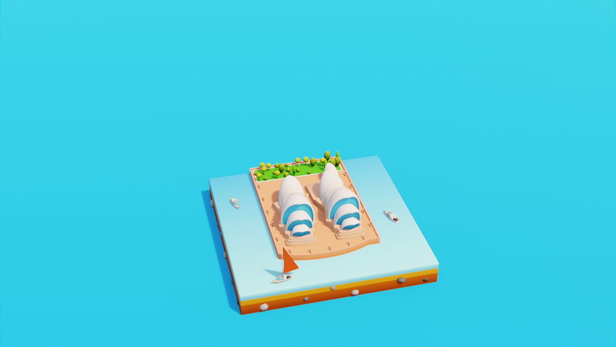 Low Poly LandMarks by IGS