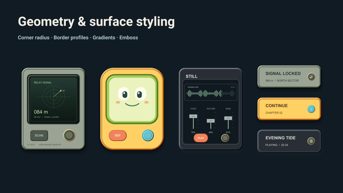 Rounded Rectangle: Procedural Shape System for UI & 3D
