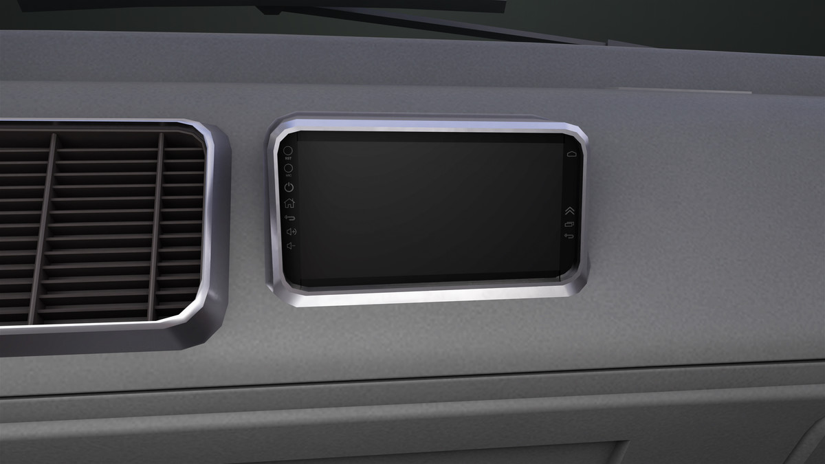 Pickup Truck01 Black and White URP HDRP Textures