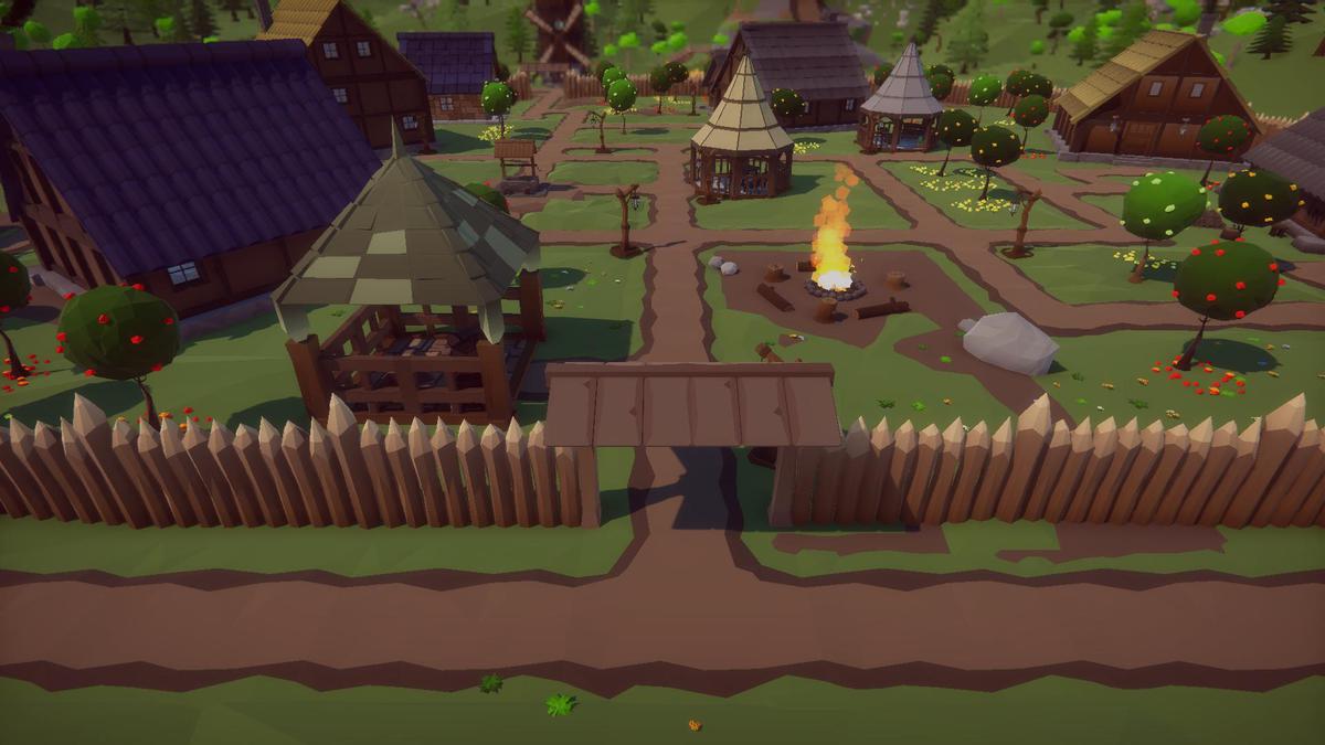 Low Poly Modular Medieval Village - Mini World Studio