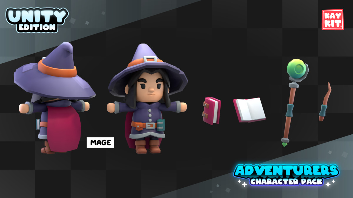 KayKit - Adventurers Character Pack (for Unity)