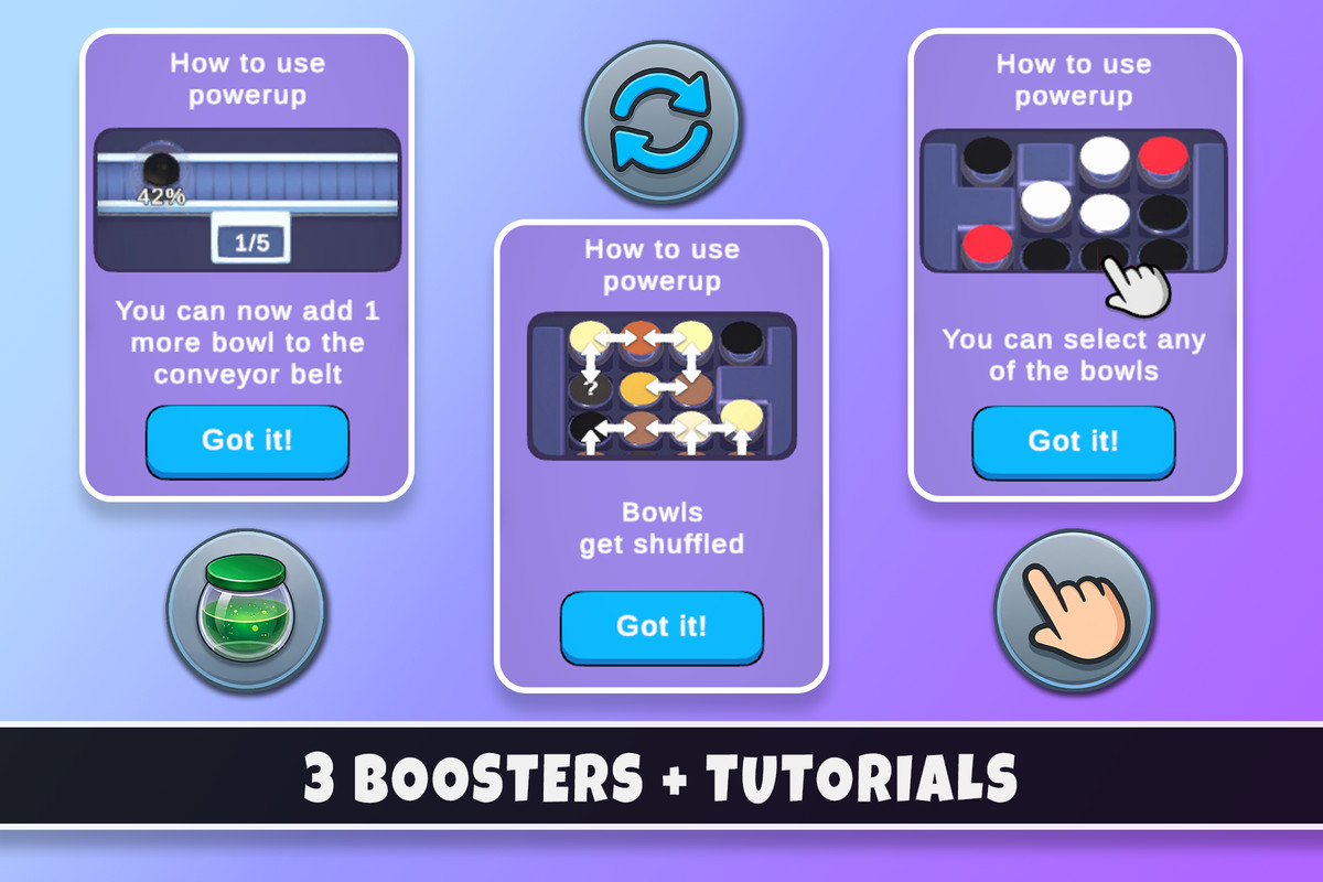 Jelly Loop Jam | Sorting Puzzle Template + Editor
