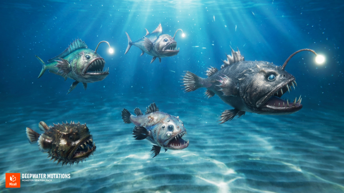 Deepwater Mutations - Monster Sea Fish Pack